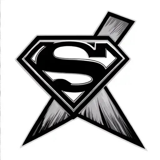 Superman Logo With A Southern Ca Vibe