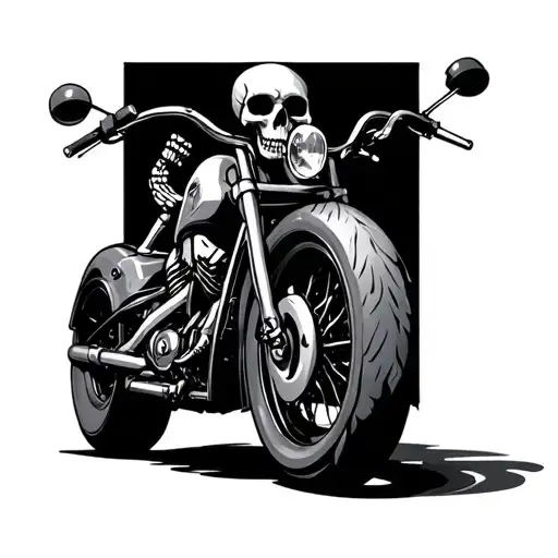 Skeleton Motorcycle