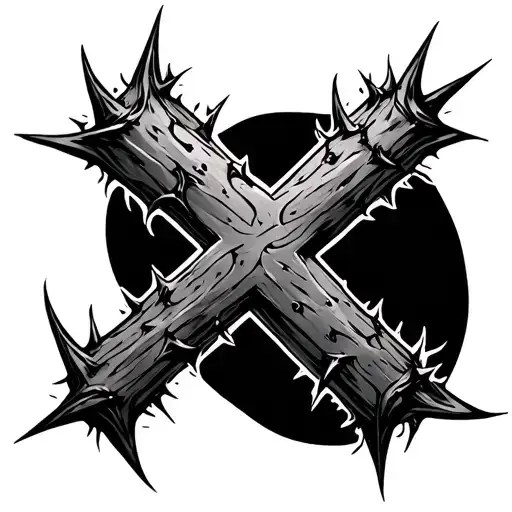 Cross With Thorns
