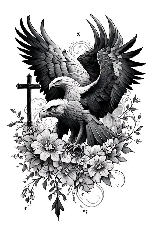 Eagle And Cross
