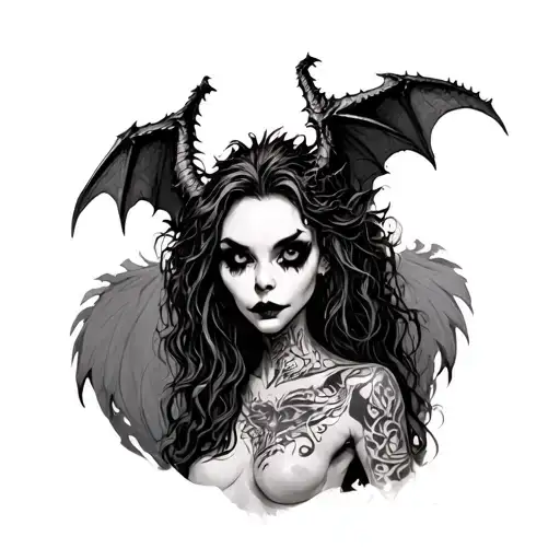 Tim Burton Gargoyle Warrior With Her