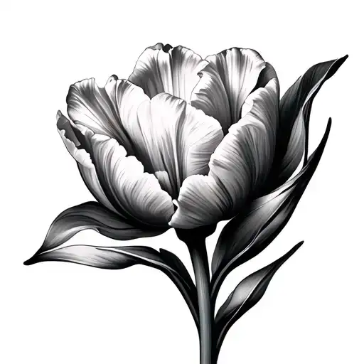 Tulip Blooming