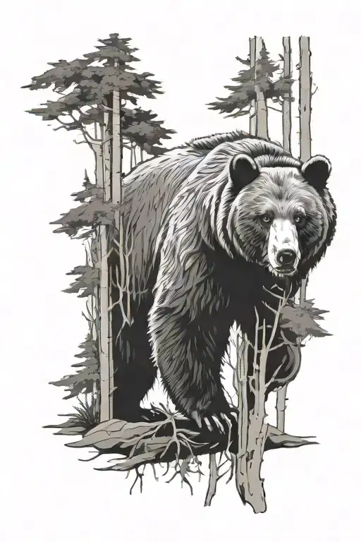 Bear In The Woods