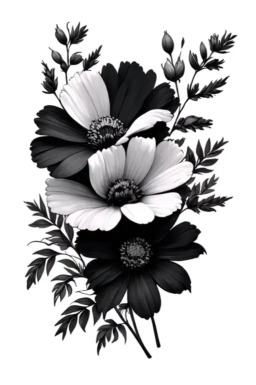 Cosmos Flowers