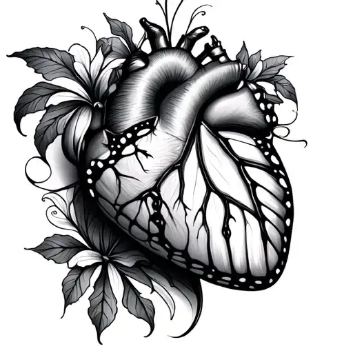Monarch Violeta Heart