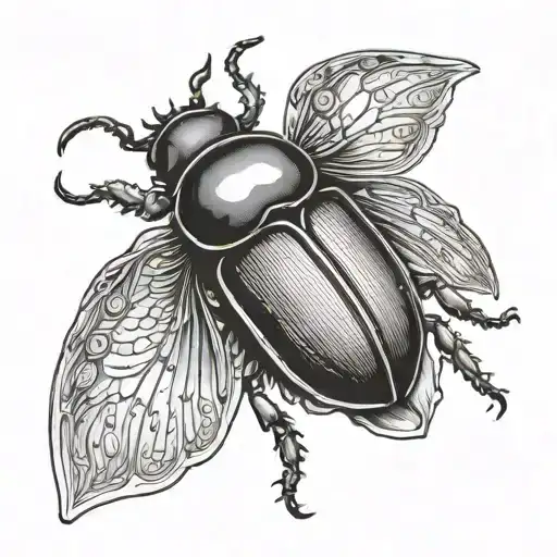 Beetle With Wings