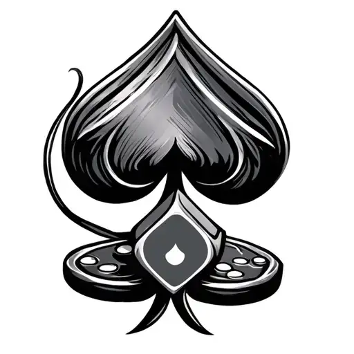 Spade And Dice Rolling