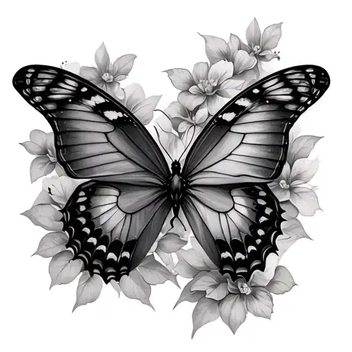 Butterfly Flying