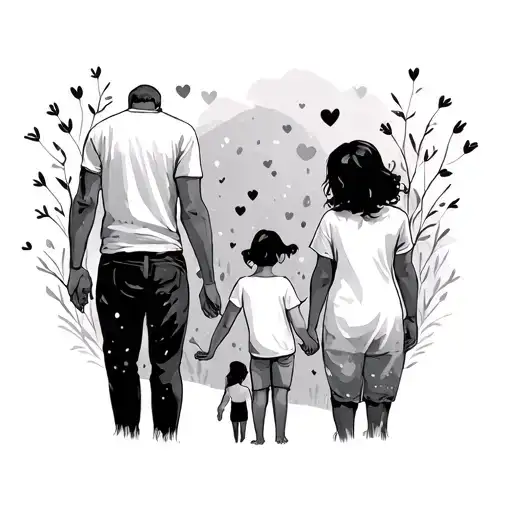 Family Holding Hands