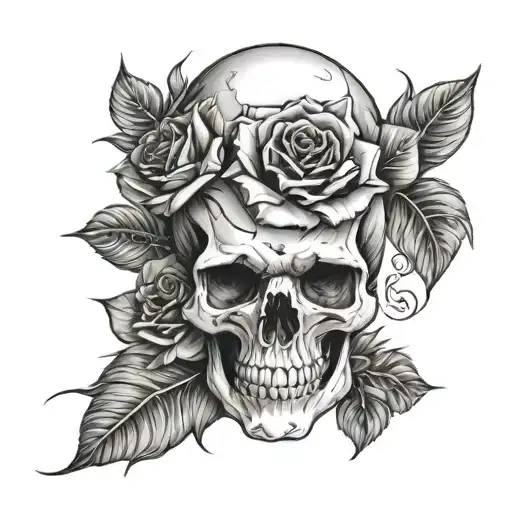 Skull Roses