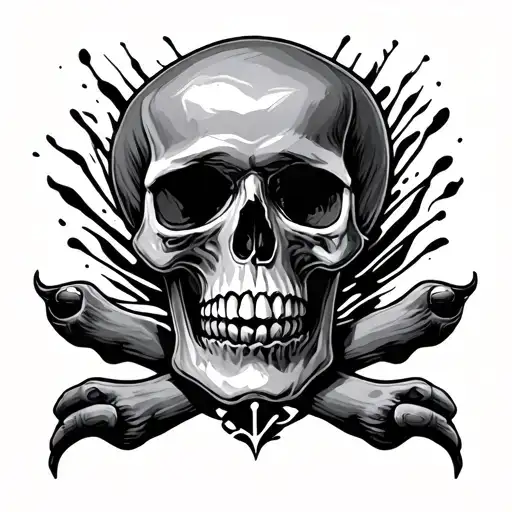 A Tattoo That Represents A Friendship That Ended Up Represented In A Skull