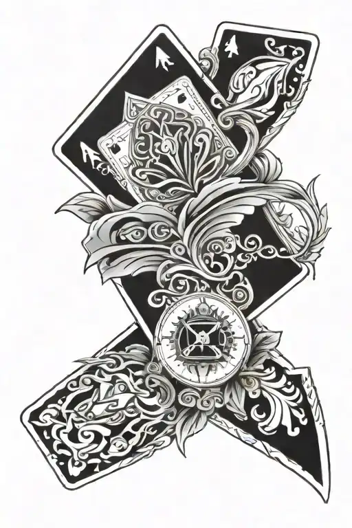 Cards And Knife