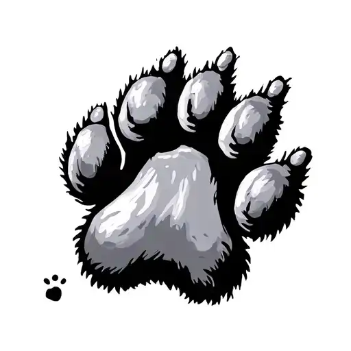 Dog Paw Print