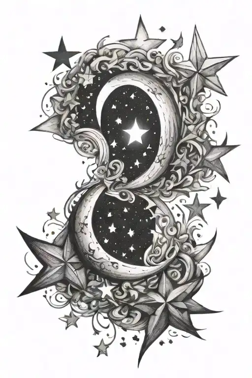 Moon And Stars