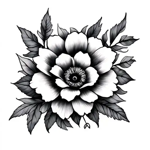 Virgo Face With Flower