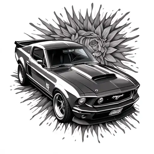 American Traditional Mustang Car