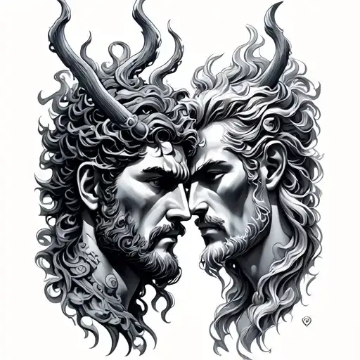 Poseidon And Hades Face To Face