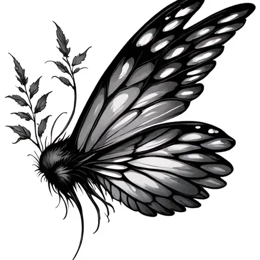 Black Fairy Weed Wings