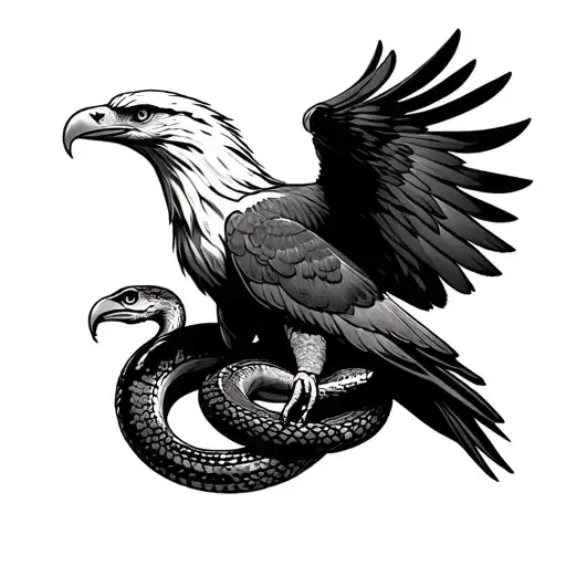Eagle And Snake