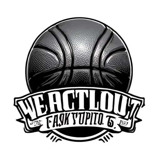 Basketball With A Quote Underneath