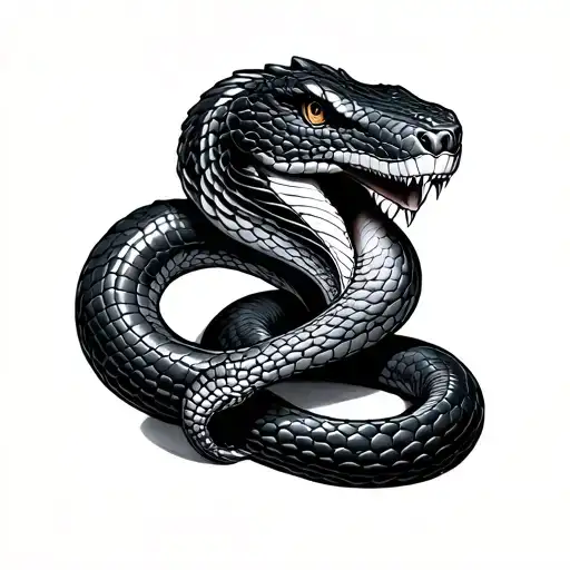 Cobra Wrapped In