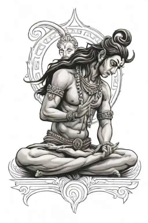 Lord Shiva In Meditation
