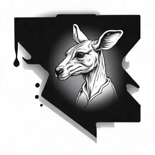 Kangaroo Playing Gamble