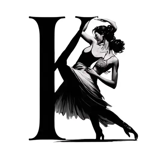 A Dancer Forming The Letter Y And A Dancer Forming The Letter K