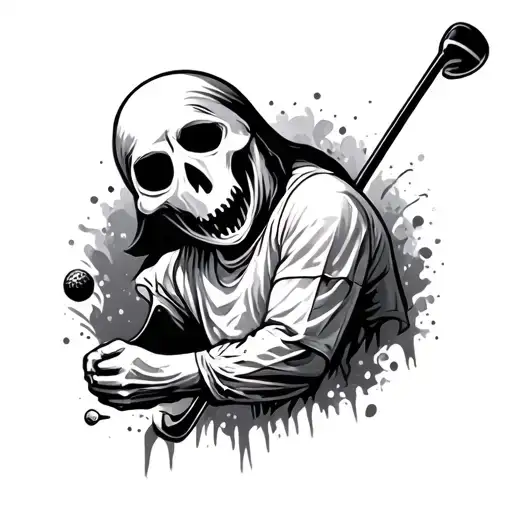 A Ghost Golfing