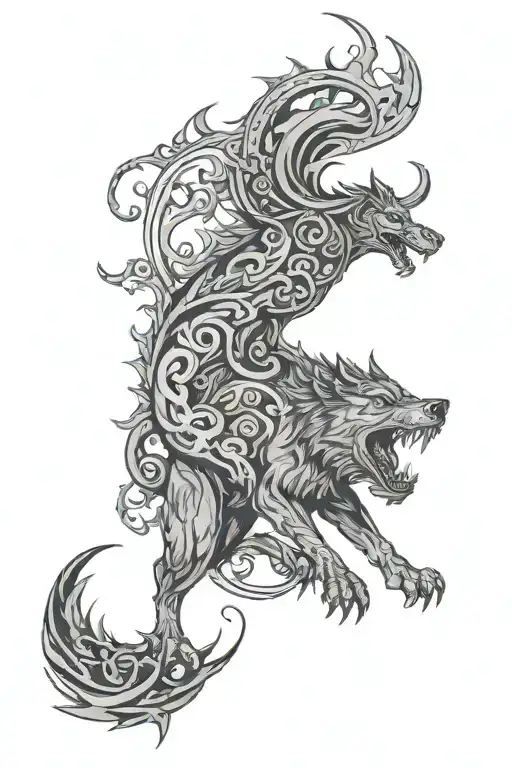 Alchemy Inspired Norse Fenrir