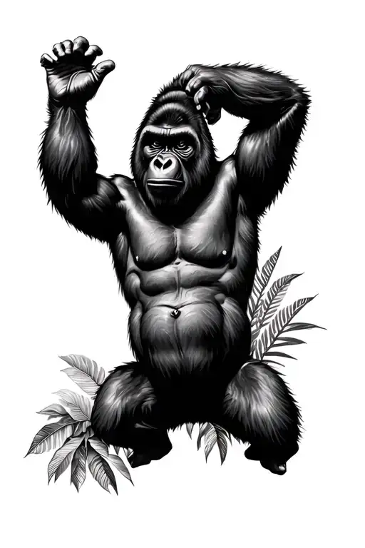 Gorilla In The Jungle