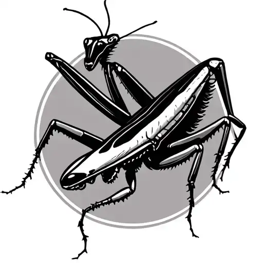 Relative Mantis In Neotradictional