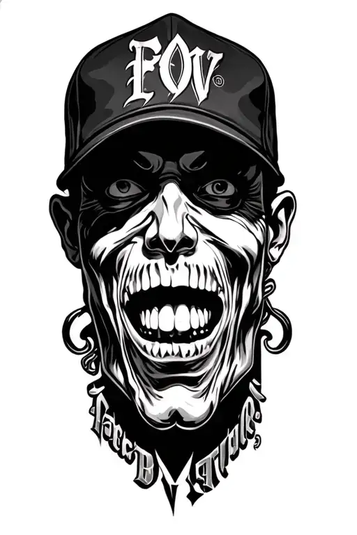 Hip Hop Gangster Half Sleeve Inspired