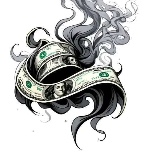 Money Smoke Swirling