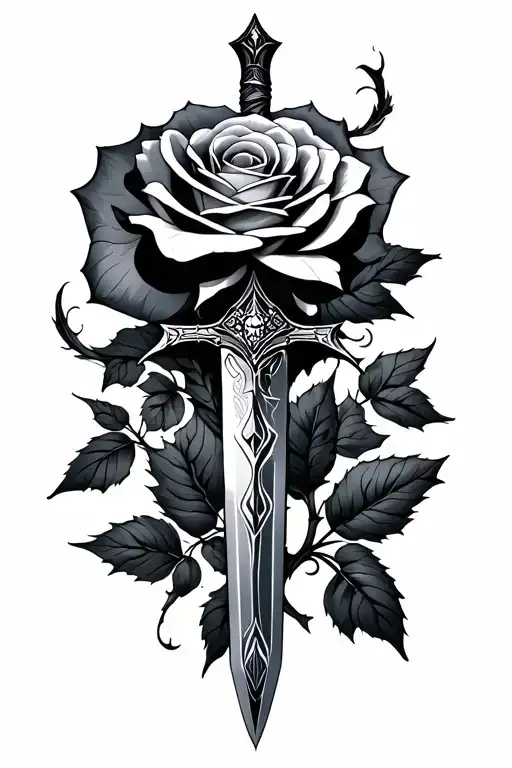 Cybersigil Sword Small Rose