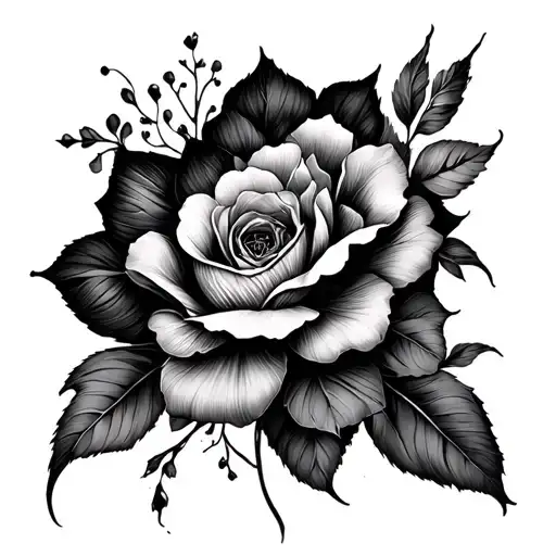 Sketchy Thin Dark Feminine Spine