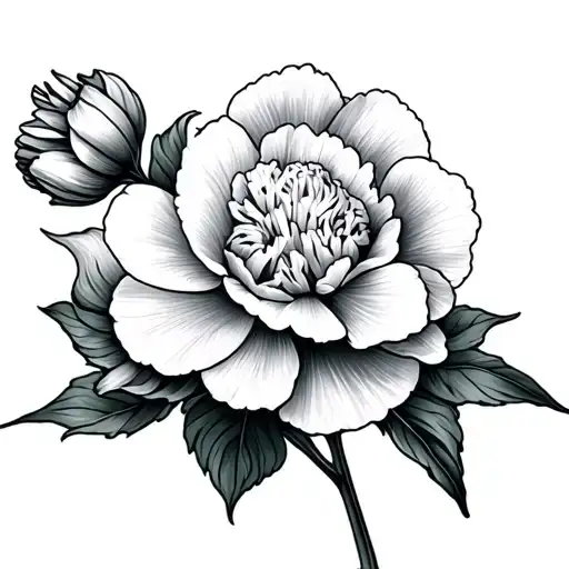 Carnation And Daffodil