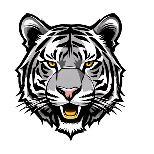 Tigres Uanl Logo With A Soccer