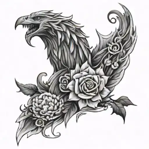 Tatto Symbolizing Greif And Pain
