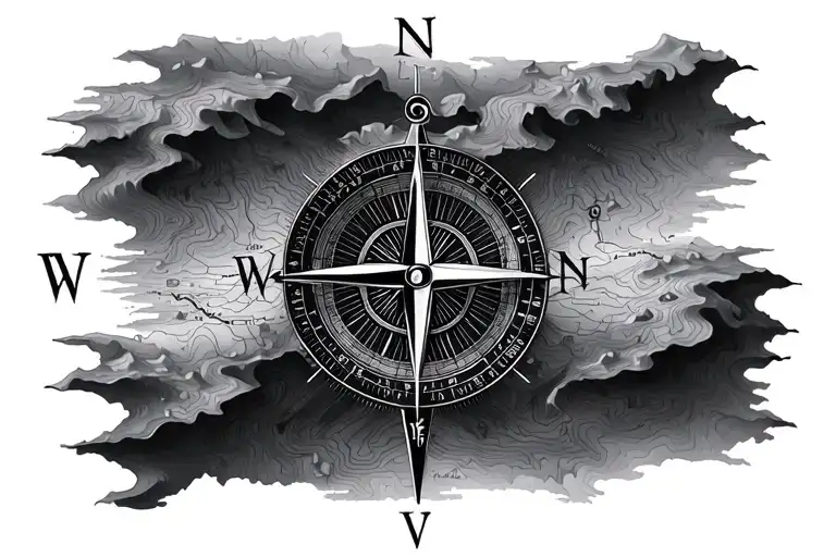 Topographic Map And Compass