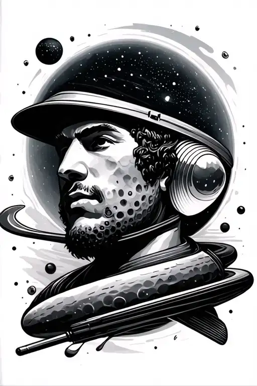 Golf And Space Theme Sleeve