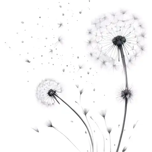 Dandelion Blowing