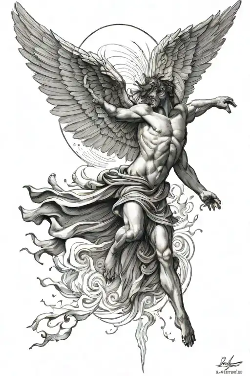 Icarus Falling From The Sun