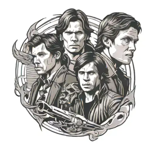 Supernatural With Star Wars Them Goes