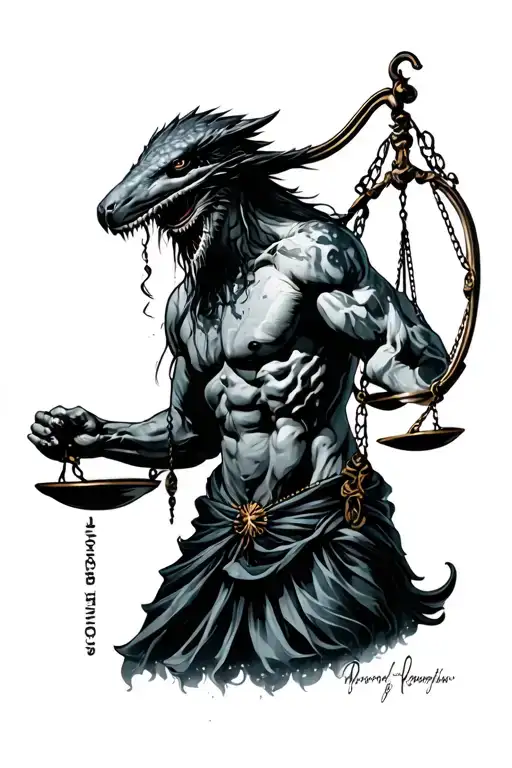 The Vergo Holding The Scales
