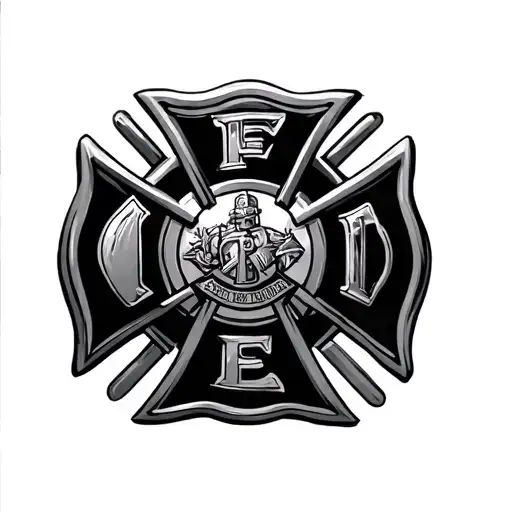 Firefighter Maltese Cross