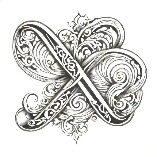 Letter Y Connected To Infinity Symbol