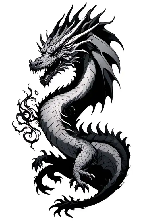 Dragon Protecting Pheopix