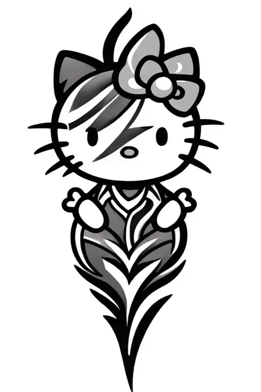 Hello Kitty Tribal