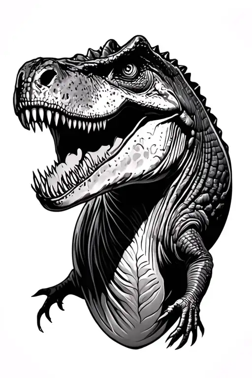 T Rex Realism Style
